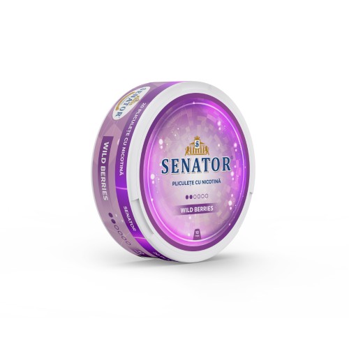 Pliculete nicotina Senator - Wild Berries (10 mg)
