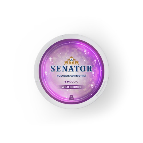 Pliculete nicotina Senator - Wild Berries (10 mg)
