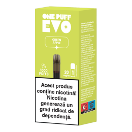 Rezerva OnePuff Evo - Green Apple 20 MG/ML