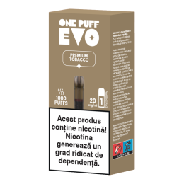 Rezerva OnePuff Evo - Premium Tobacco 20 MG/ML