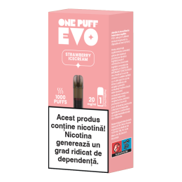 Rezerva OnePuff Evo - Strawberry Ice Cream 20 MG/ML