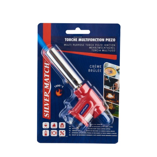 Cap arzator multifunctional piezo - Silver Match