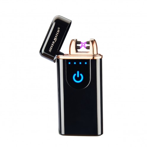 Bricheta electrica Silver Match - Allsaint Pouch Double Arc Igniter