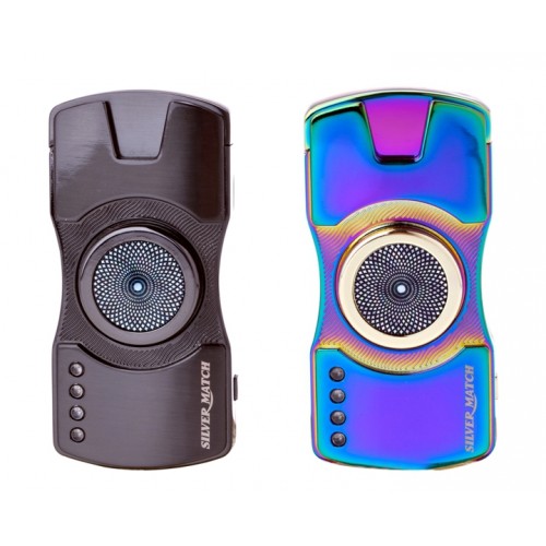 Bricheta electrica Silver Match - Theydon Lightbeam USB Spinner