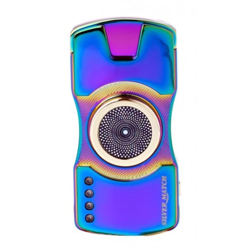 Bricheta electrica Silver Match - Theydon Lightbeam USB Spinner