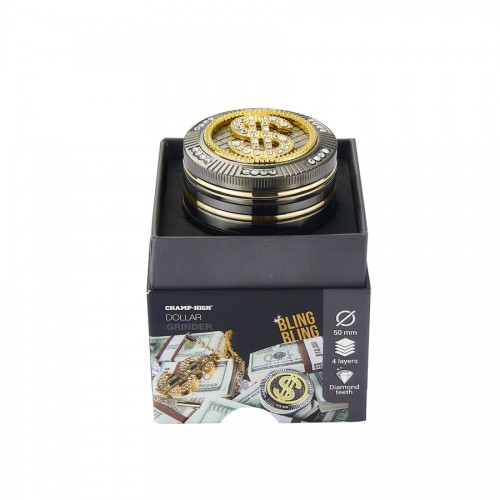 Grinder Champ - High Bling Bling Dollar 50 mm / 4 parti