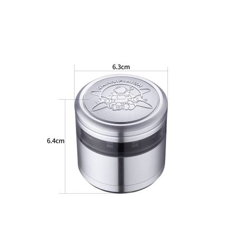 Grinder Champ - High Metalic Engraved 63 mm / 4 parti