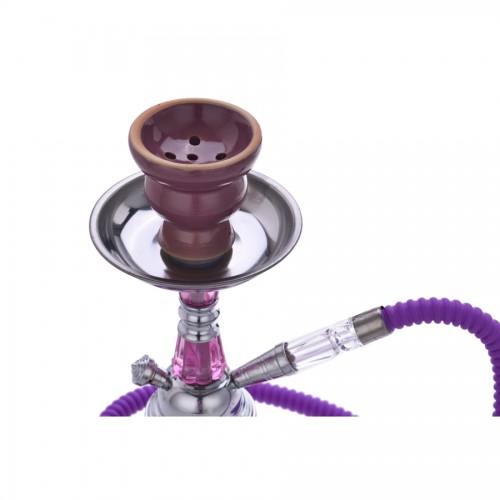 Narghilea Champ - AL Malik Rabat PURPLE (25 cm, un furtun)