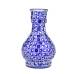 Narghilea Champ - AL Malik Khouribga Broken Glass BLUE (38 cm, doua furtunuri)