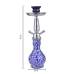 Narghilea Champ - AL Malik Khouribga Broken Glass BLUE (38 cm, doua furtunuri)