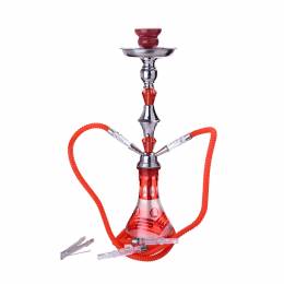 Narghilea Champ - Arabic Design RED (55 cm, doua furtunuri)