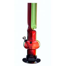 Waterpipe Champ - Twist Rasta Color (32 cm)