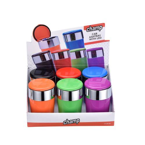 Scrumiera auto - Champ Colors LED