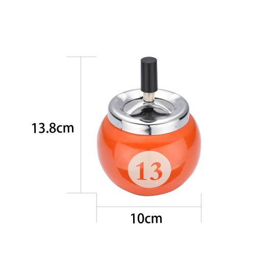 Scrumiera metalica Champ - Pool Ball Push (10 cm)