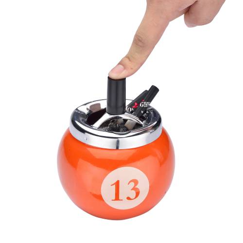 Scrumiera metalica Champ - Pool Ball Push (10 cm)