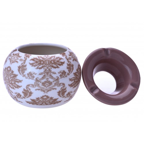 Scrumiera din ceramica - Champ Moroccan Beige Arabesque