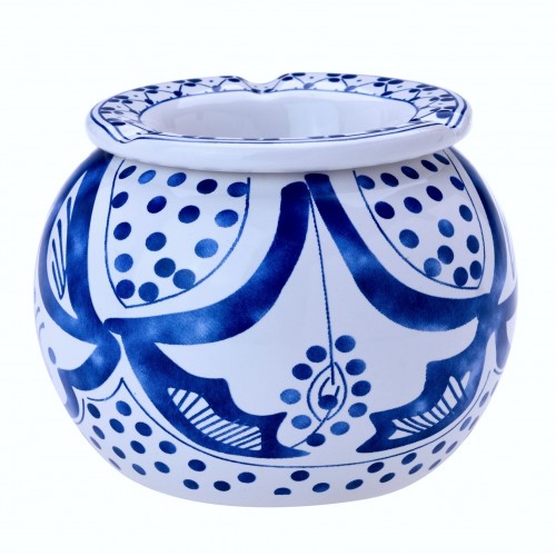 Scrumiera din ceramica - Champ Moroccan White and Blue