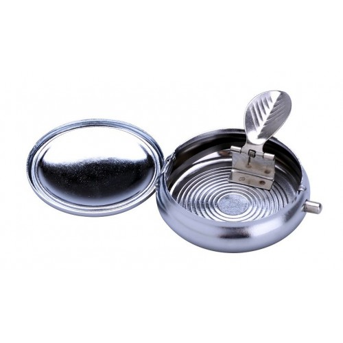 Mini scrumiera metalica - Champ Pocket Leather Ashtray