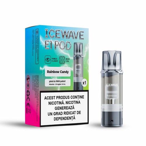 Cartus ICEWAVE POD V2 - Rainbow Candy (1 buc) 20 mg