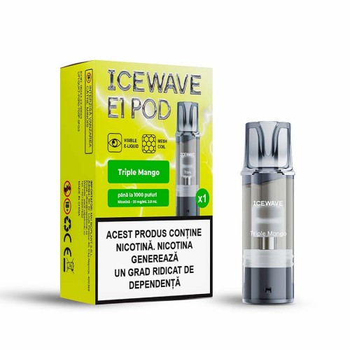 Cartus ICEWAVE POD V2 - Triple Mango (1 buc) 20 mg