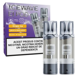 Cartus ICEWAVE POD - Grape Ice (2 buc) 20 mg