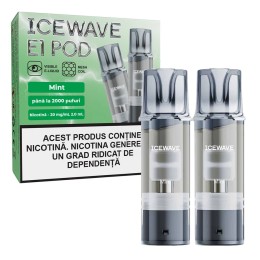 Cartus ICEWAVE POD - Mint (2 buc) 20 mg