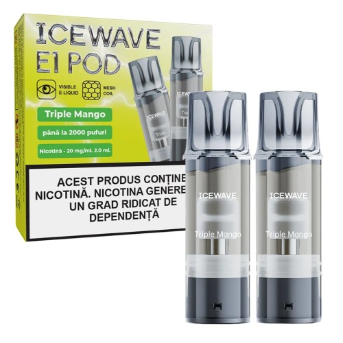 Cartus ICEWAVE POD - Triple Mango (2 buc) 20 mg
