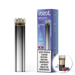 Kit Vozol Switch Pro reincarcabil - Blue Razz Ice 20 mg