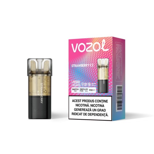 Cartus Vozol Switch Pro POD - Strawberry Ice (1 buc) 20 mg