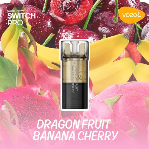 Cartus Vozol Switch Pro POD - Dragon Fruit Banana Cherry (2 buc) 20 mg