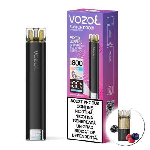 Kit Vozol Switch Pro 2 reincarcabil - Mixed Berries 20 mg