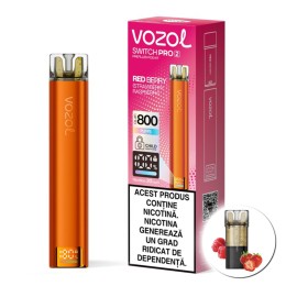 Kit Vozol Switch Pro 2 reincarcabil - Red Berry 20 mg