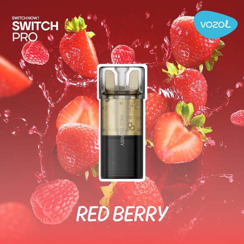 Cartus Vozol Switch Pro POD - Red Berry (2 buc) 20 mg