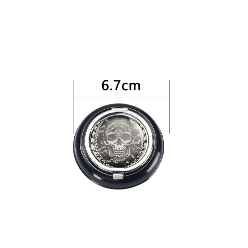 Mini scrumiera metalica - Champ Pocket Skull Ashtray