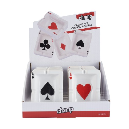 Scrumiera Champ Ceramica - Casino ACE