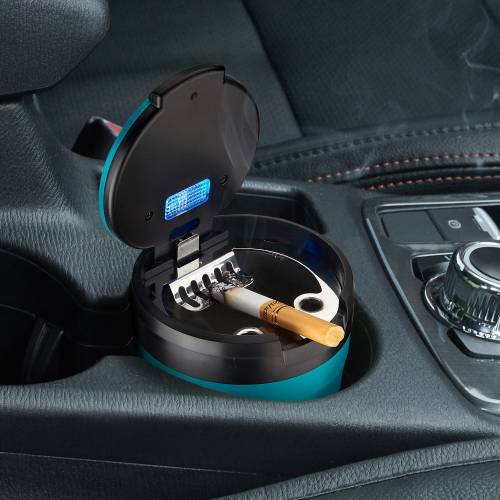 Scrumiera auto - Champ Mini Car Ashtray with LED