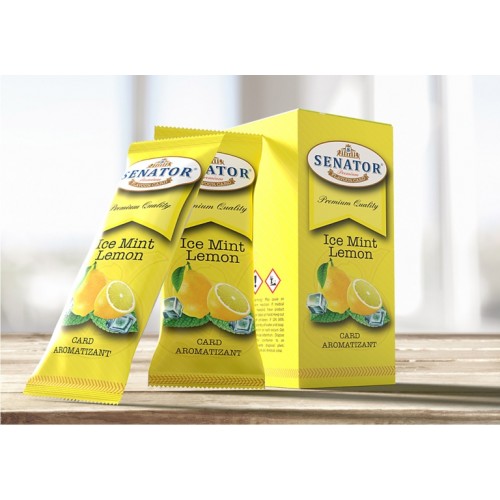 Card aromatizant Senator - ICE MINT LEMON