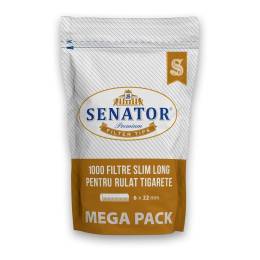 Filtre rulat Senator - 6 mm Slim Long (1000) MegaPack