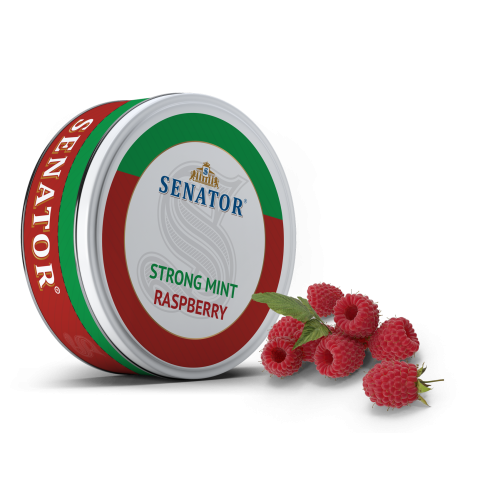 Pliculete cu nicotina Senator - STRONG Mint Raspberry