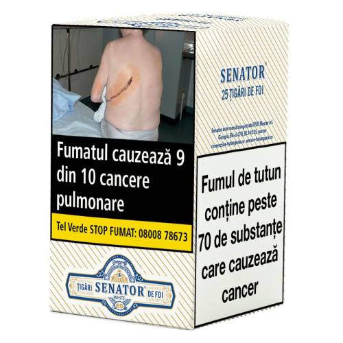 Tigari de foi - Senator WHITE 245g (25)