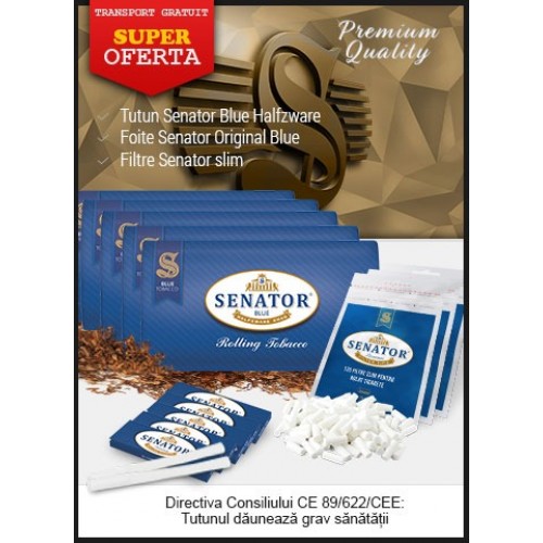 Pachet RYO Senator BLUE Halfzware (Oferta)