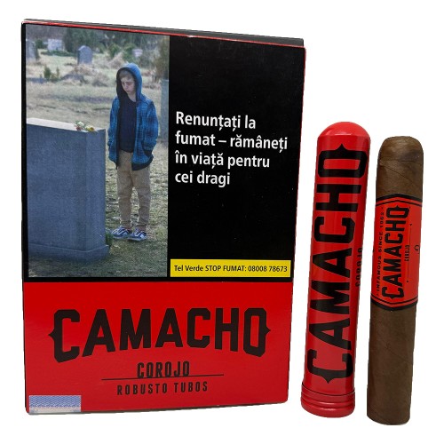 CAMACHO Corojo Robusto Tubos (4)