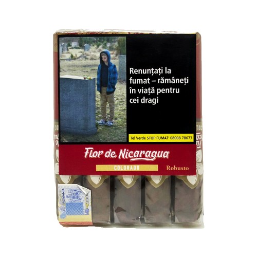 JDN Flor de Nicaragua Colorado Robusto (10)