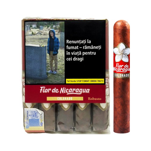 JDN Flor de Nicaragua Colorado Robusto (10)