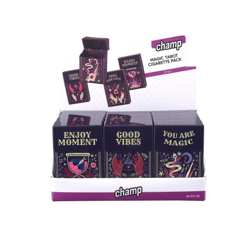 Tabachera Champ - pachet tigari Magic Tarot Click BOXX (20)