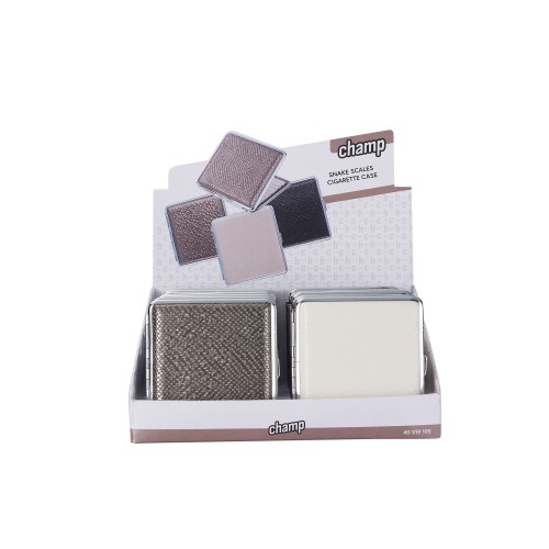 Tabachera Champ - clasica metalica Snake Scales (20)
