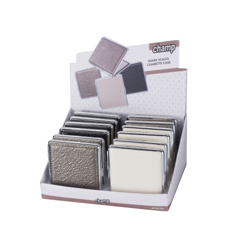 Tabachera Champ - clasica metalica Snake Scales (20)