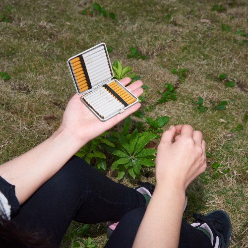 Tabachera Champ - clasica metalica Snake Scales (20)