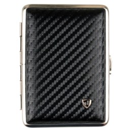 Tabachera din piele naturala Von Hofe - Black (14) (605301)