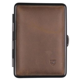 Tabachera din piele naturala Von Hofe - Brown (14) (605310)